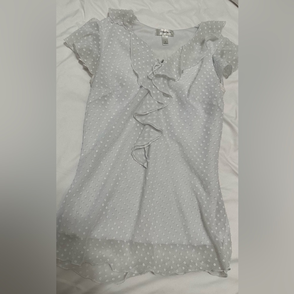 Dress barn white blouse for women
